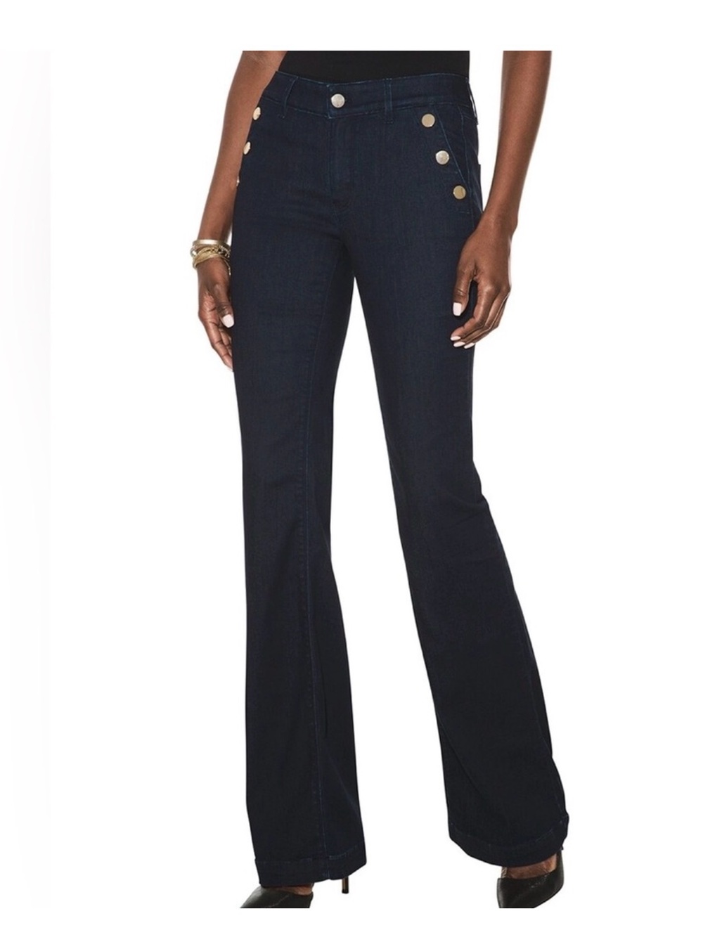 NWOT WHBM Maritime Skinny Flare Jeans
